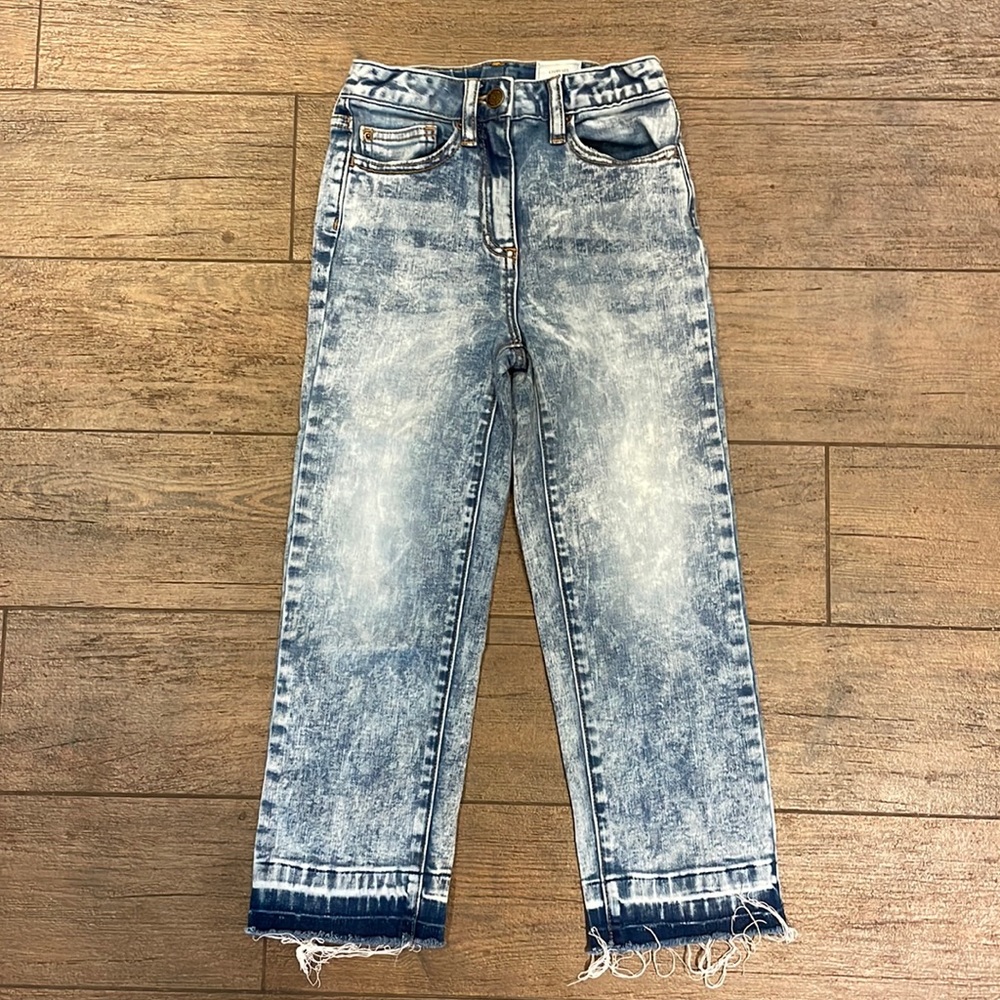 Crewcuts x Loeffler Randall / Clementine Jeans- Straight Leg, Size 8